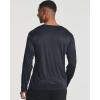 imageReal Essentials 4 Pack Mens Long Sleeve Dry Fit T Shirts Hiking Fishing Workout Gym Work Sun UPF 50 Wicking Running TeeSet D