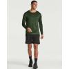 imageReal Essentials 4 Pack Mens Long Sleeve Dry Fit T Shirts Hiking Fishing Workout Gym Work Sun UPF 50 Wicking Running TeeSet D