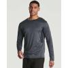 imageReal Essentials 4 Pack Mens Long Sleeve Dry Fit T Shirts Hiking Fishing Workout Gym Work Sun UPF 50 Wicking Running TeeSet D