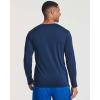 imageReal Essentials 4 Pack Mens Long Sleeve Dry Fit T Shirts Hiking Fishing Workout Gym Work Sun UPF 50 Wicking Running TeeSet I