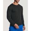 imageReal Essentials 4 Pack Mens Long Sleeve Dry Fit T Shirts Hiking Fishing Workout Gym Work Sun UPF 50 Wicking Running TeeSet I