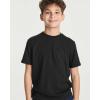 imageReal Essentials 5 Pack Boys Cotton Short Sleeve Crew Neck TShirts  Casual Athletic Outdoor Shirts for Teens Ages 418Set 2