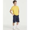 imageReal Essentials 5 Pack Boys Cotton Short Sleeve Crew Neck TShirts  Casual Athletic Outdoor Shirts for Teens Ages 418Set 7
