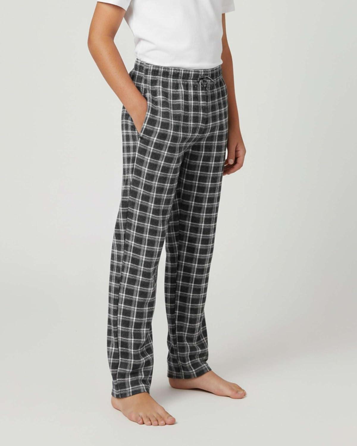 imageReal Essentials 3 Pack Boys Fleece Pajama Pants Soft PJ Bottoms for Kids Youth Teens Sleepwear Ages 518Set 1