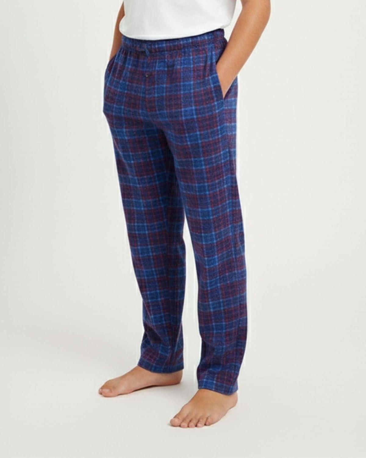 imageReal Essentials 3 Pack Boys Fleece Pajama Pants Soft PJ Bottoms for Kids Youth Teens Sleepwear Ages 518Set 3