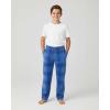 imageReal Essentials 3 Pack Boys Fleece Pajama Pants Soft PJ Bottoms for Kids Youth Teens Sleepwear Ages 518Set 5