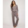 imageReal Essentials 3 Pack Womens Soft Cotton Long Sleeve Pajama Set with Pants  Lounge Sets for Women Available In PlusSet 1