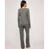imageReal Essentials 3 Pack Womens Soft Cotton Long Sleeve Pajama Set with Pants  Lounge Sets for Women Available In PlusSet 4