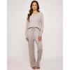 imageReal Essentials 3 Pack Womens Soft Cotton Long Sleeve Pajama Set with Pants  Lounge Sets for Women Available In PlusSet 5