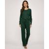 imageReal Essentials 3 Pack Womens Soft Cotton Long Sleeve Pajama Set with Pants  Lounge Sets for Women Available In PlusSet 7