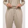 imageReal Essentials 3 Pack Womens Soft Cotton Long Sleeve Pajama Set with Pants  Lounge Sets for Women Available In PlusSet 7