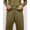 imageReal Essentials 3 Pack Womens Soft Cotton Long Sleeve Pajama Set with Pants  Lounge Sets for Women Available In PlusSet 8
