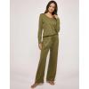 imageReal Essentials 3 Pack Womens Soft Cotton Long Sleeve Pajama Set with Pants  Lounge Sets for Women Available In PlusSet 8