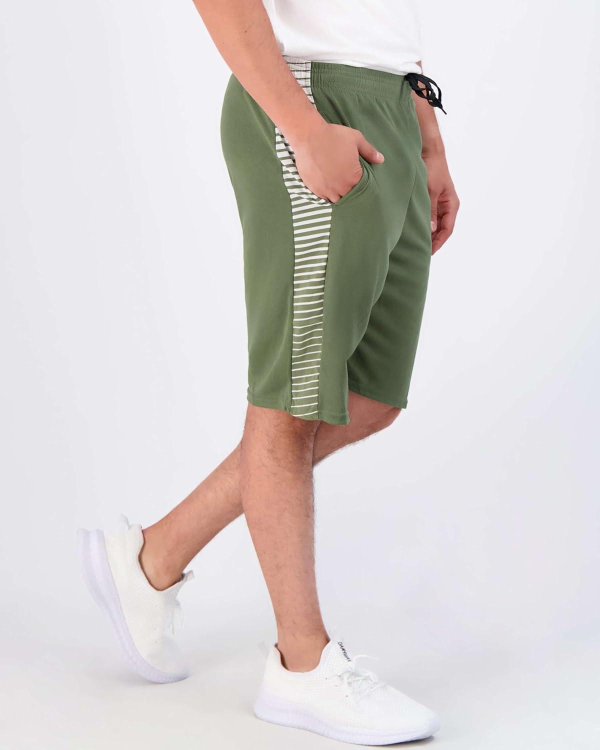 imageReal Essentials 5 Pack Mens 9quot Mesh Shorts  Athletic Gym Workout Basketball Running Casual Lounge Activewear PocketsSet I