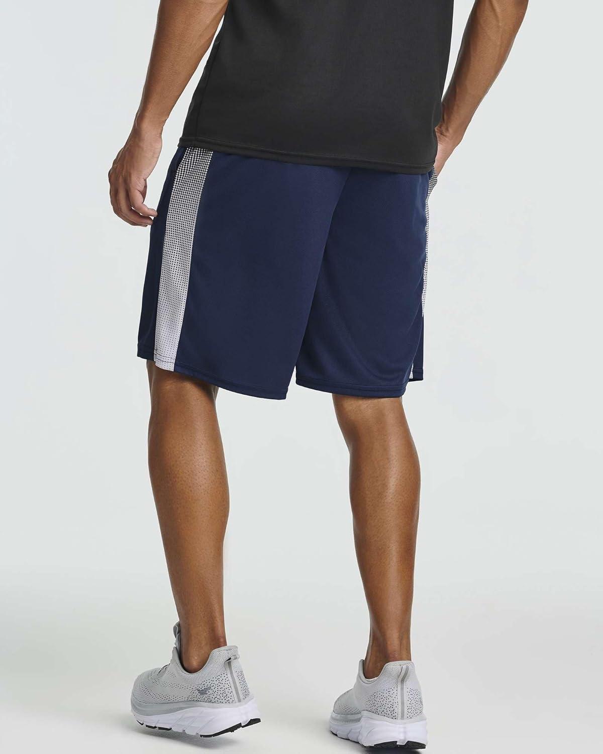 imageReal Essentials 5 Pack Mens 9quot Mesh Shorts  Athletic Gym Workout Basketball Running Casual Lounge Activewear PocketsSet J