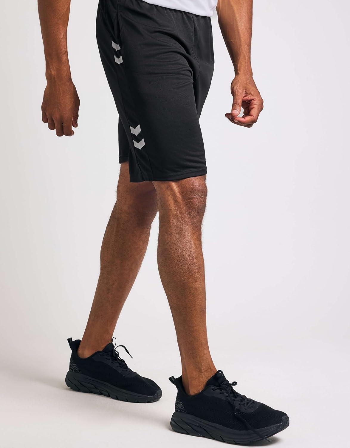 imageReal Essentials 5 Pack Mens 9quot Mesh Shorts  Athletic Gym Workout Basketball Running Casual Lounge Activewear PocketsSet N