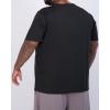 imageReal Essentials 3 Pack Mens Big ampamp Tall Short Sleeve VNeck Athletic TShirt DryFit Workout Shirts Moisture Wicking 3X5XSet 7