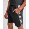 imageReal Essentials 5 Pack Mens 9quot Mesh Shorts  Athletic Gym Workout Basketball Running Casual Lounge Activewear PocketsSet H