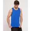 imageReal Essentials 5 Pack Mens DryFit Muscle Tank Top Sleeveless Shirts Workout Tees Athletic Gym Big ampamp Tall AvailableSet 7