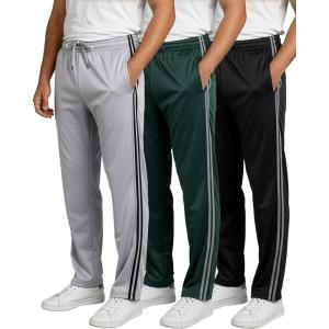 imageReal Essentials 3 Pack Mens Sweatpants  Athletic Track Pants with Pockets  Workout Running ampamp Lounge Big and TallSet 7