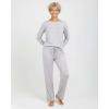 imageReal Essentials 2 Pack Womens Comfy Pajama Sets  Short ampamp Long Sleeve Ladies Loungewear Sleepwear PJs Available In PlusSet I Blue  Gray