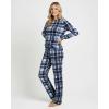 imageReal Essentials 2 Pack Womens Comfy Pajama Sets  Short ampamp Long Sleeve Ladies Loungewear Sleepwear PJs Available In PlusSet J Navy  Beige