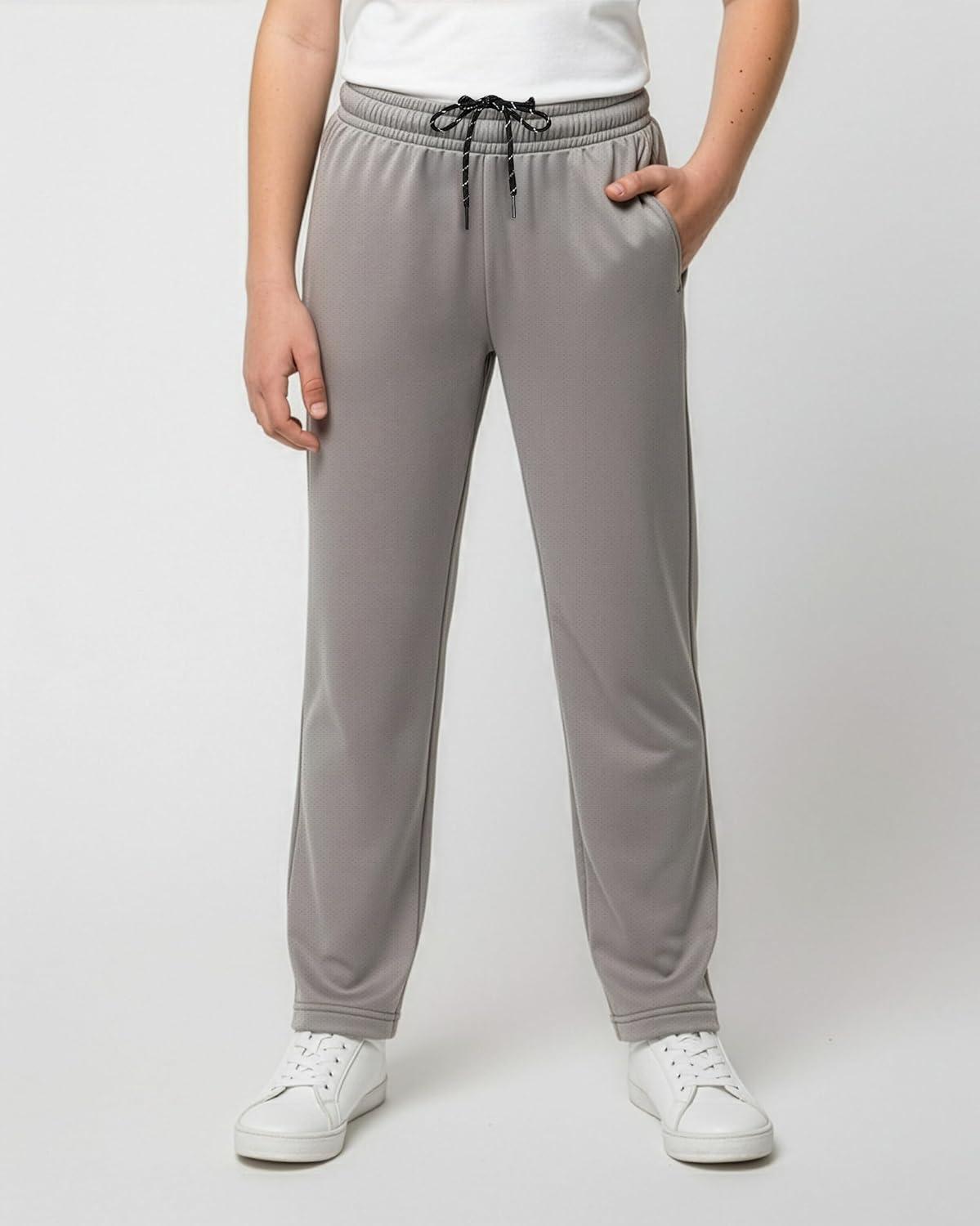 imageReal Essentials 3 Pack Boys Mesh Open Bottom Active Sweatpants with Pockets ampamp DrawstringSet 11