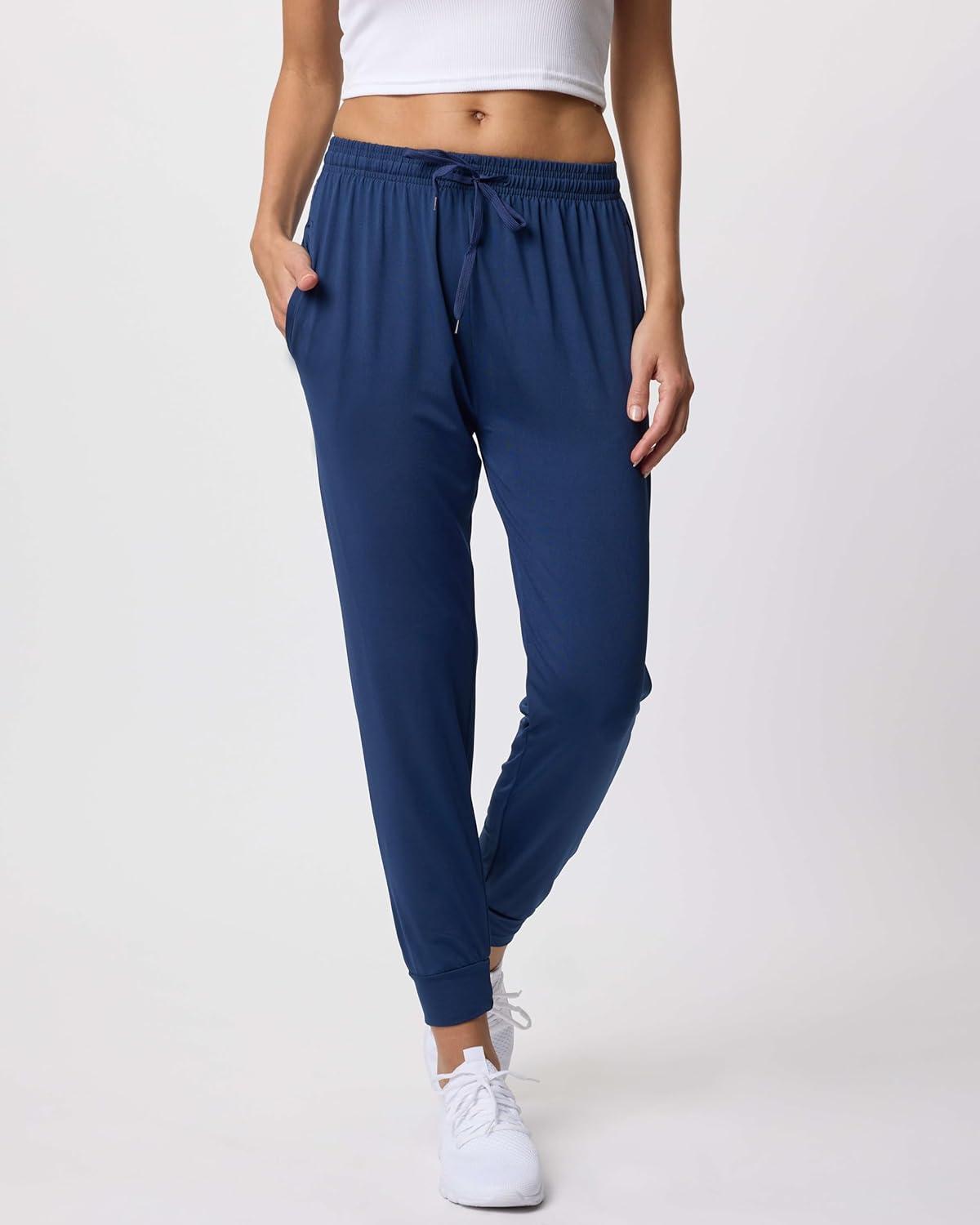 imageReal Essentials 3 Pack Womens DryFit Active Athletic Joggers Yoga Lounge Pants  Drawstring Available in Plus SizeSet 1