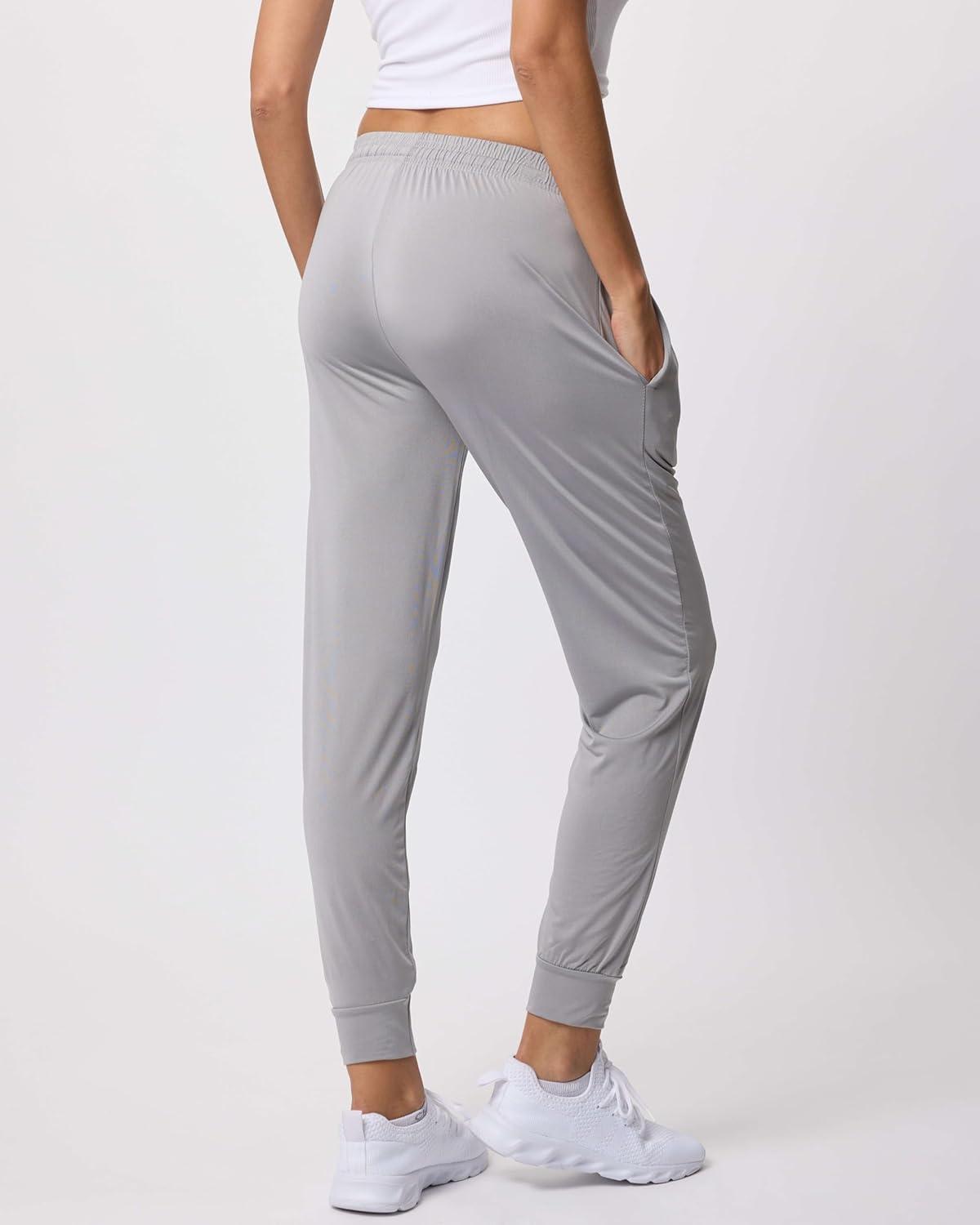 imageReal Essentials 3 Pack Womens DryFit Active Athletic Joggers Yoga Lounge Pants  Drawstring Available in Plus SizeSet 7