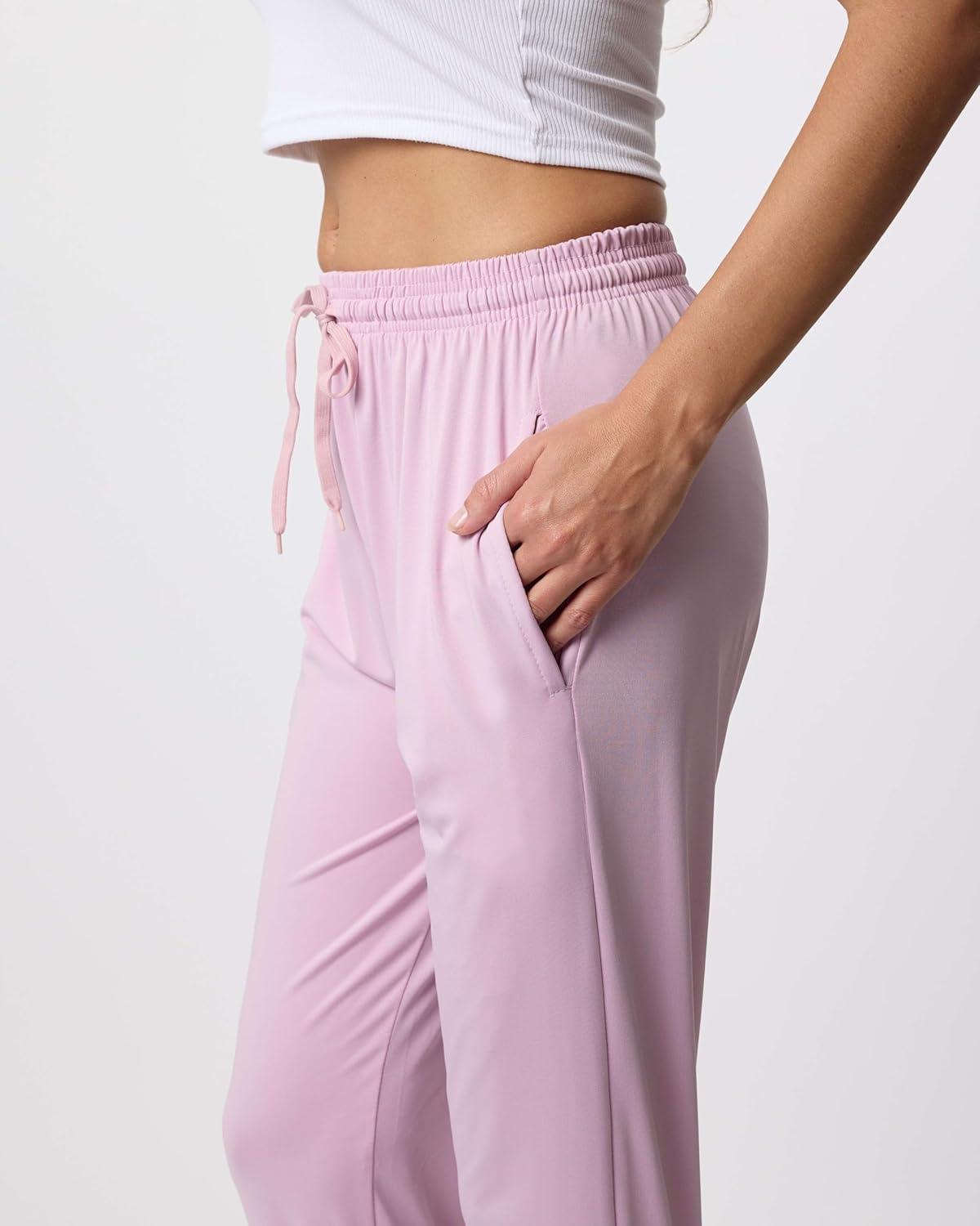 imageReal Essentials 3 Pack Womens DryFit Active Athletic Joggers Yoga Lounge Pants  Drawstring Available in Plus SizeSet 7