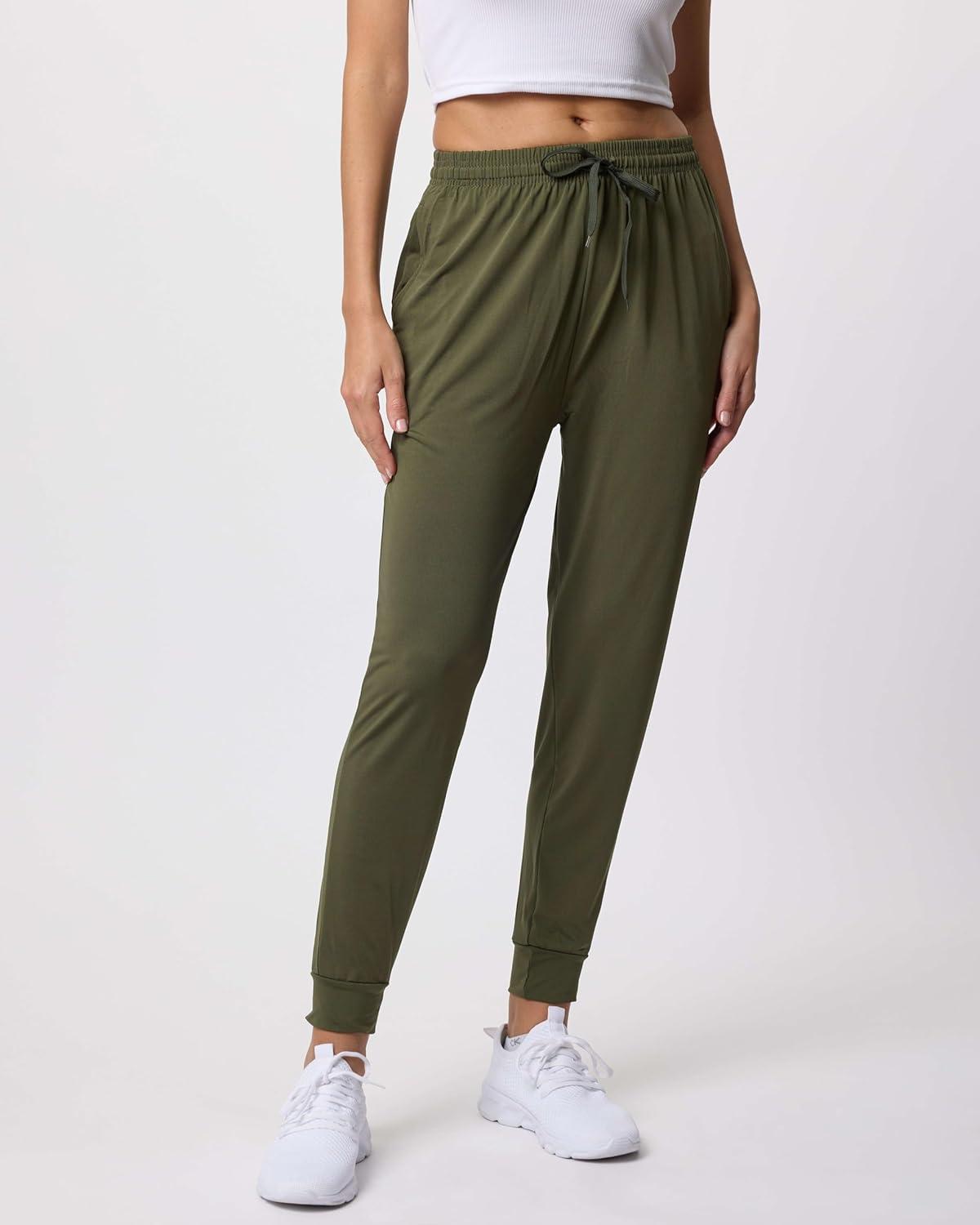 imageReal Essentials 3 Pack Womens DryFit Active Athletic Joggers Yoga Lounge Pants  Drawstring Available in Plus SizeSet 8