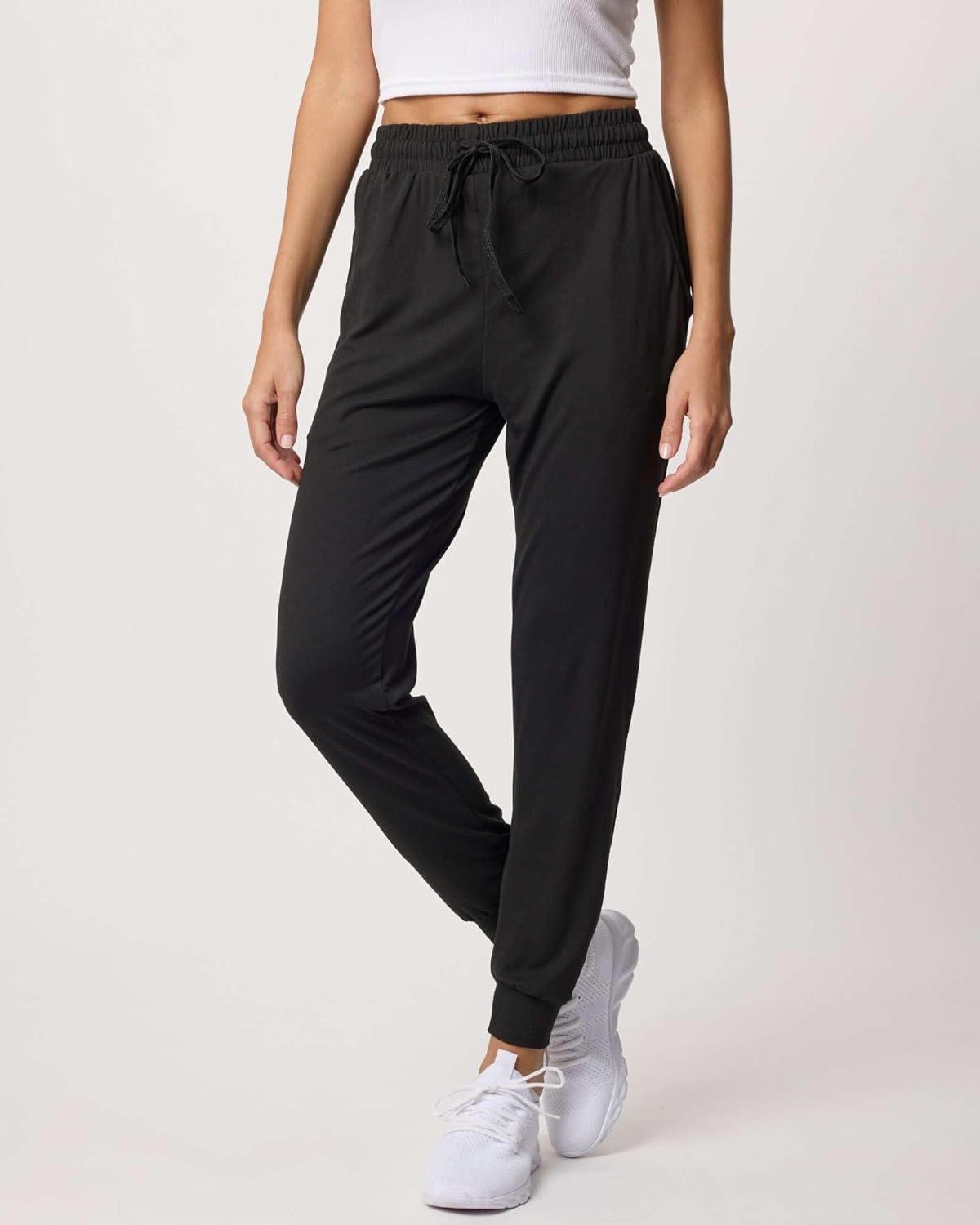 imageReal Essentials 3 Pack Womens UltraSoft Lounge Joggers Sweatpants Athletic Yoga Pants with Pockets Available in PlusSet 14