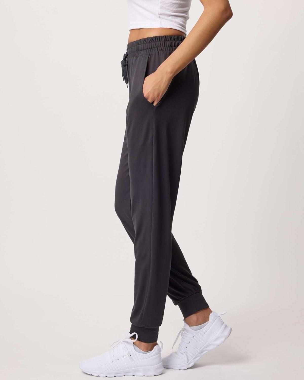 imageReal Essentials 3 Pack Womens UltraSoft Lounge Joggers Sweatpants Athletic Yoga Pants with Pockets Available in PlusSet 15