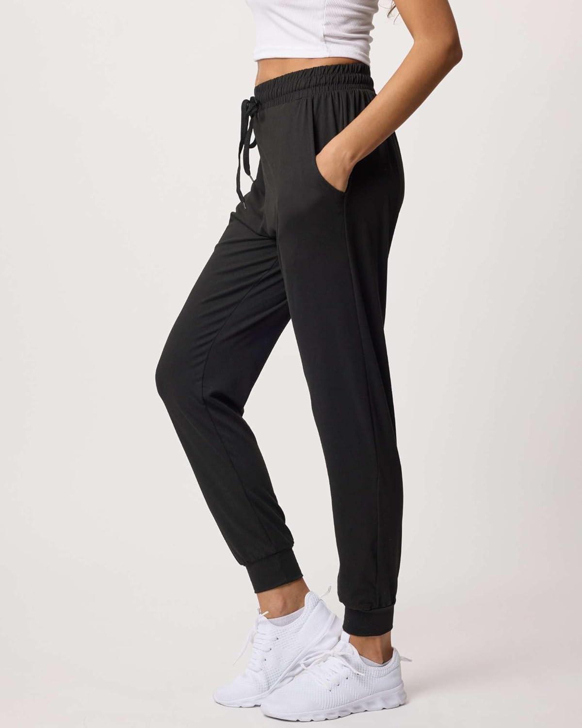 imageReal Essentials 3 Pack Womens UltraSoft Lounge Joggers Sweatpants Athletic Yoga Pants with Pockets Available in PlusSet 17