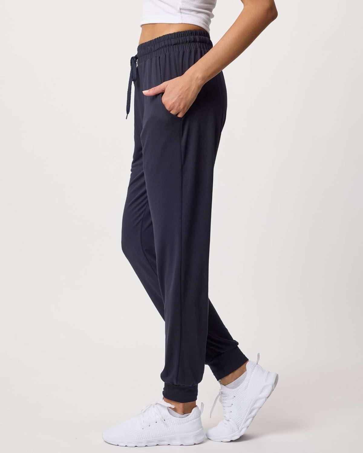 imageReal Essentials 3 Pack Womens UltraSoft Lounge Joggers Sweatpants Athletic Yoga Pants with Pockets Available in PlusSet 18