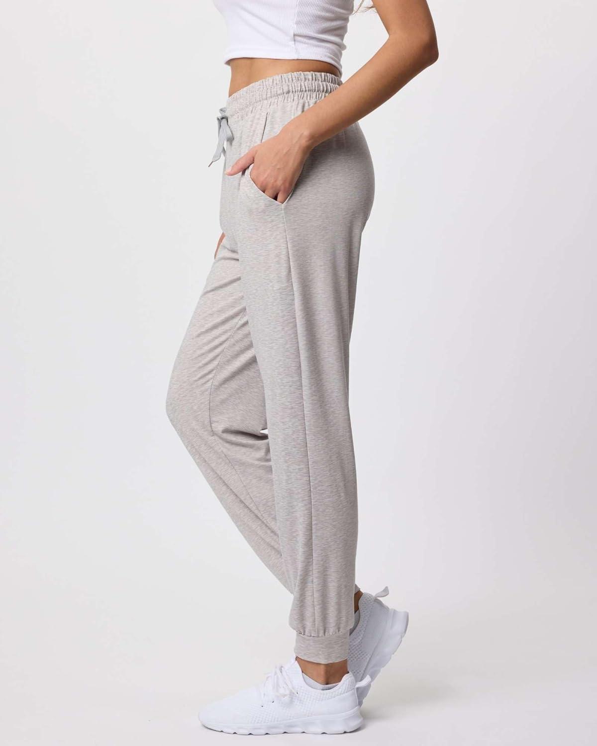 imageReal Essentials 3 Pack Womens UltraSoft Lounge Joggers Sweatpants Athletic Yoga Pants with Pockets Available in PlusSet 19