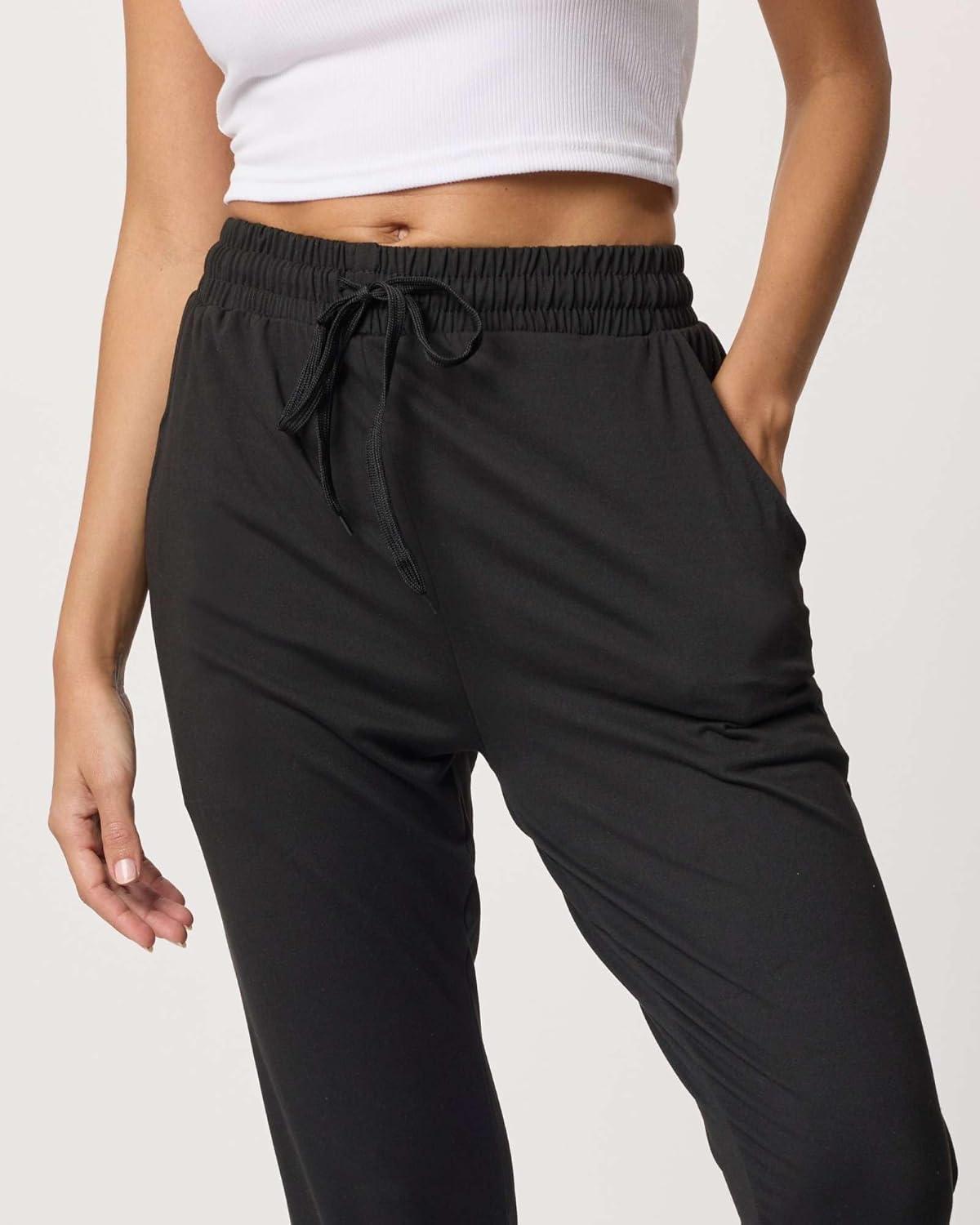 imageReal Essentials 3 Pack Womens UltraSoft Lounge Joggers Sweatpants Athletic Yoga Pants with Pockets Available in PlusSet 19