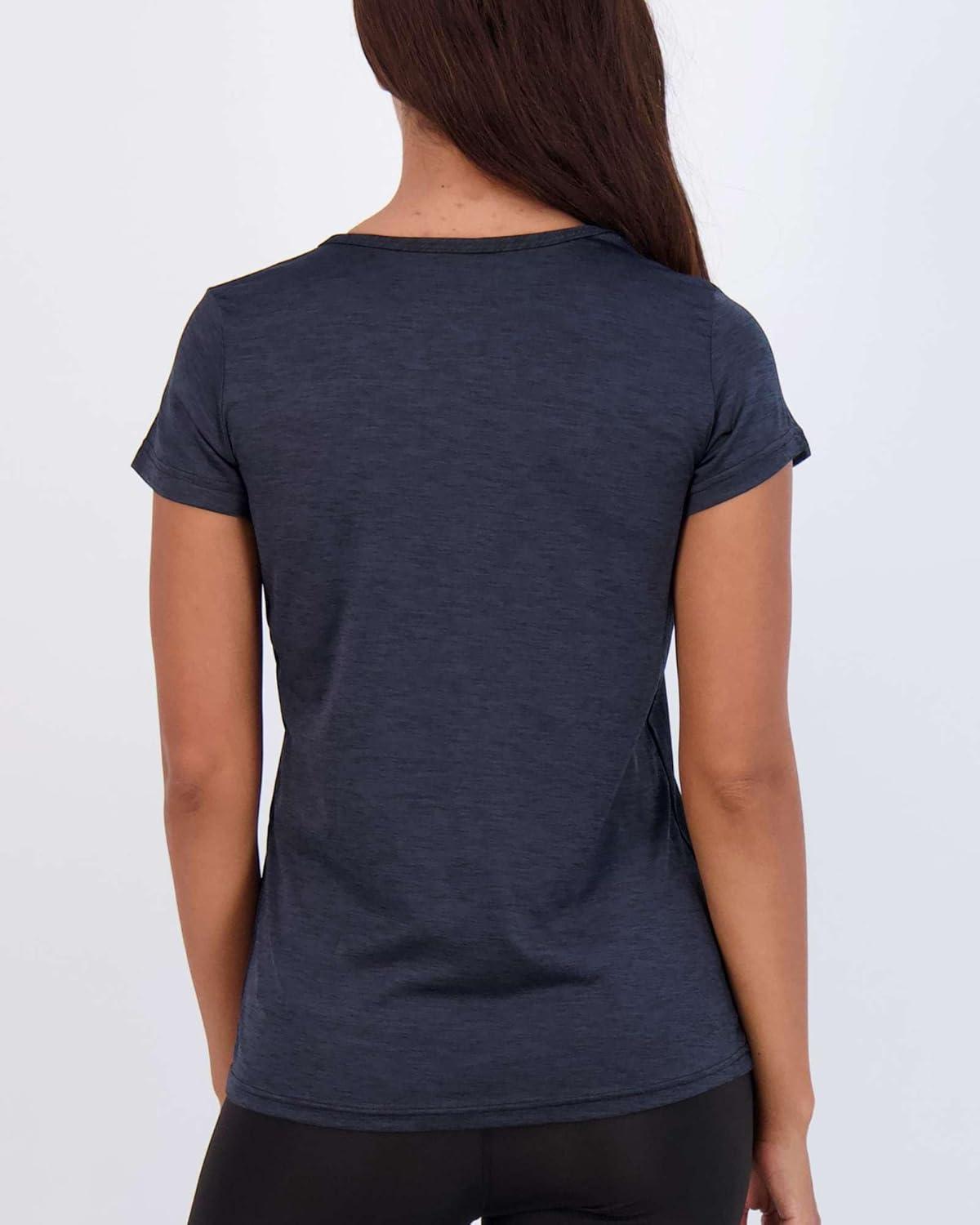 imageReal Essentials 5 Pack Womens Dry Fit Short Sleeve V Neck Workout Top  Fitness Gym Athletic Yoga TShirt Plus AvailableSet 1