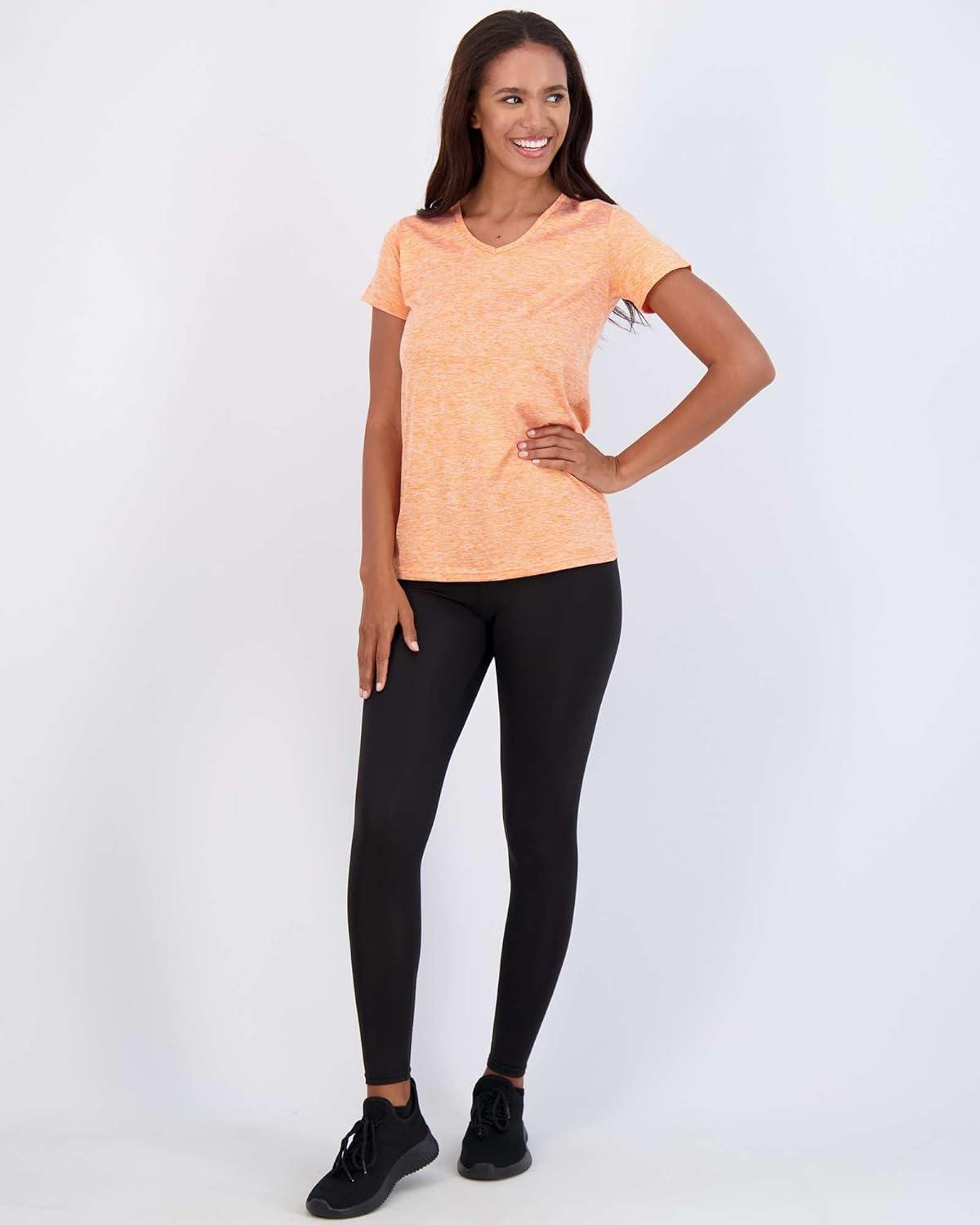 imageReal Essentials 5 Pack Womens Dry Fit Short Sleeve V Neck Workout Top  Fitness Gym Athletic Yoga TShirt Plus AvailableSet 2