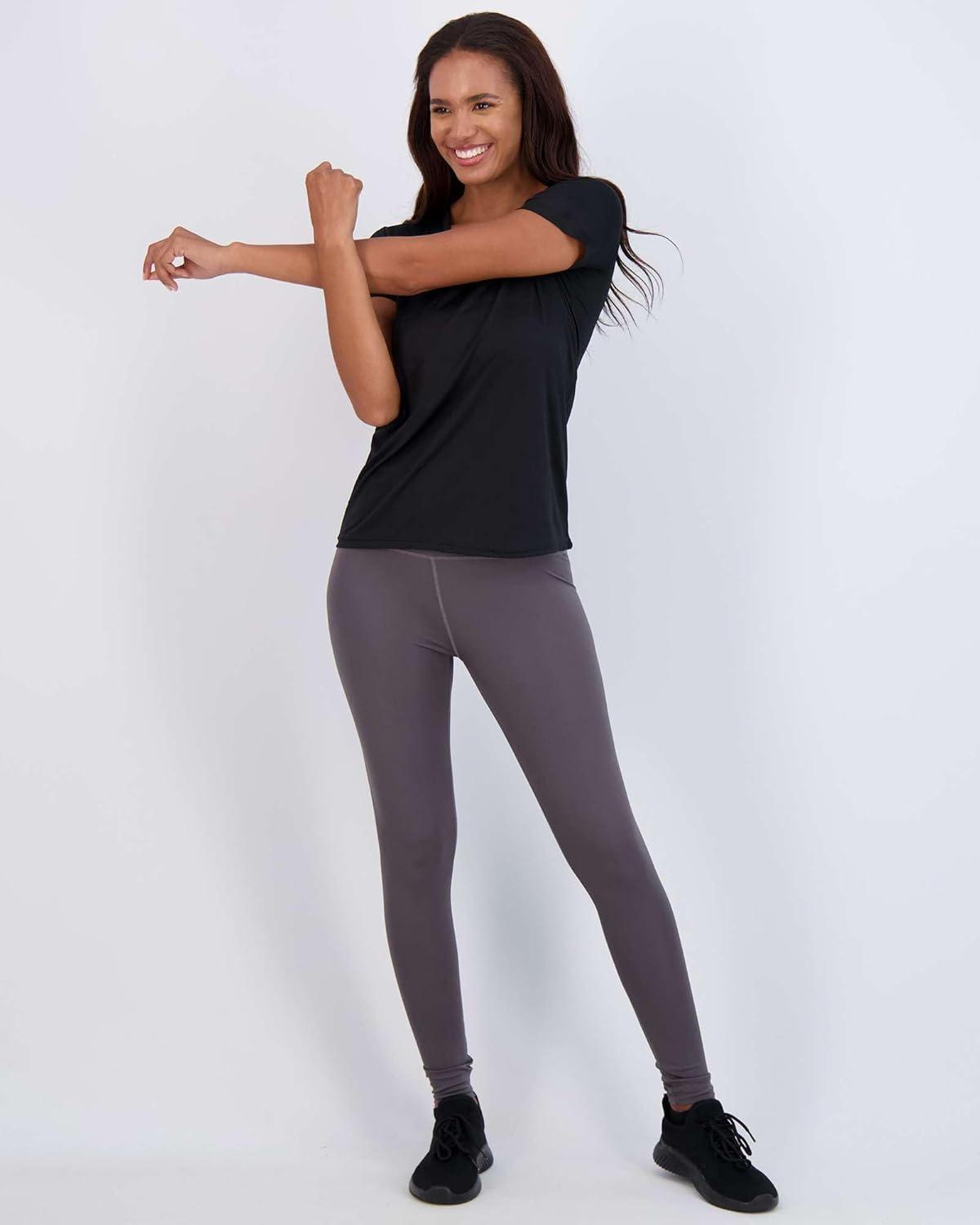 imageReal Essentials 5 Pack Womens Dry Fit Short Sleeve V Neck Workout Top  Fitness Gym Athletic Yoga TShirt Plus AvailableSet 5