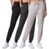 imageReal Essentials 3 Pack Womens UltraSoft Lounge Joggers Sweatpants Athletic Yoga Pants with Pockets Available in PlusSet 19