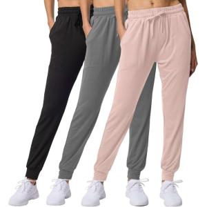 imageReal Essentials 3 Pack Womens UltraSoft Lounge Joggers Sweatpants Athletic Yoga Pants with Pockets Available in PlusSet 15