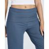 imageReal Essentials 3 Pack Womens Ribbed Foldover Wide Leg Loose Capri Open Bottom Yoga Lounge Pants Available in PlusSet 6