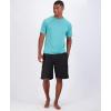 imageReal Essentials 4 Pack Mens Short Sleeve Rash Guard Shirt Quick Dry UPF 50 Sun Protection Swim Available in Big ampamp TallSet 2