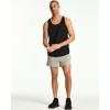 imageReal Essentials 5 Pack Mens Mesh YBack Muscle Tank Top  Gym Workout ampamp Bodybuilding Fitness Available in Big ampamp TallSet 4