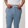 image3 Pack Mens Cotton Fleece Cargo Jogger Sweatpants with PocketsSet 3