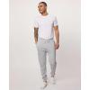 image3 Pack Mens Cotton Fleece Cargo Jogger Sweatpants with PocketsSet 8