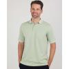imageReal Essentials 3 Pack Mens RegularFit Ribbed Polo Shirt with Pocket Available in Big ampamp TallSet 5