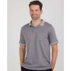 imageReal Essentials 3 Pack Mens RegularFit Ribbed Polo Shirt with Pocket Available in Big ampamp TallSet 6