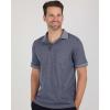 imageReal Essentials 3 Pack Mens RegularFit Ribbed Polo Shirt with Pocket Available in Big ampamp TallSet 7